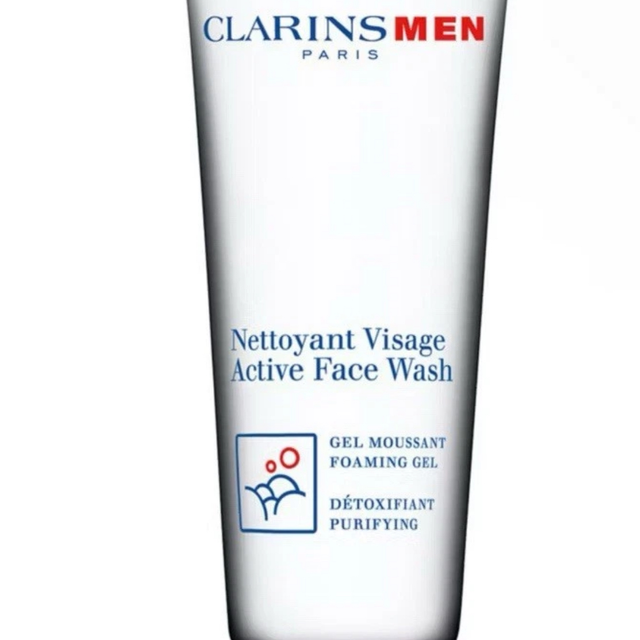 Clarins Men Active Face Wash 125ml Full Size Sealed - RRP £24.00