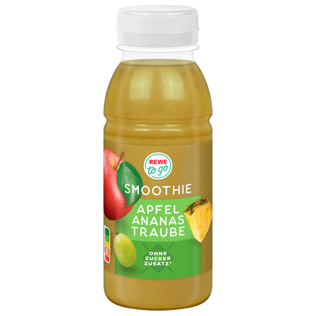 REWE to go Smoothie Apfel Ananas Traube