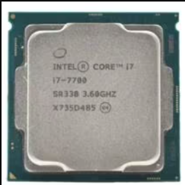 Intel Core i7 7700 3,6 GHz met Socket LGA 1151