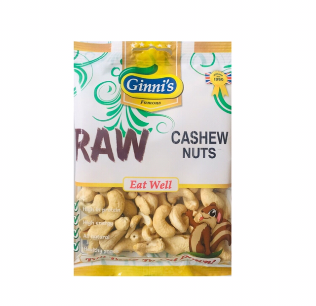 Nuts, Raw CASHEW NUTS 55g