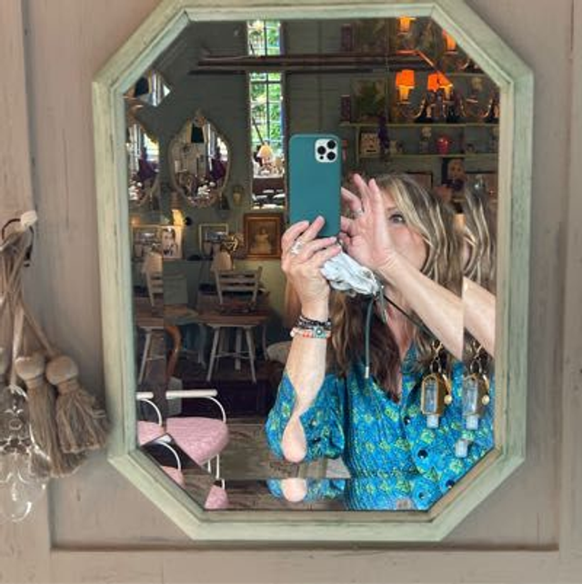 Spiegel Vintage facettiert