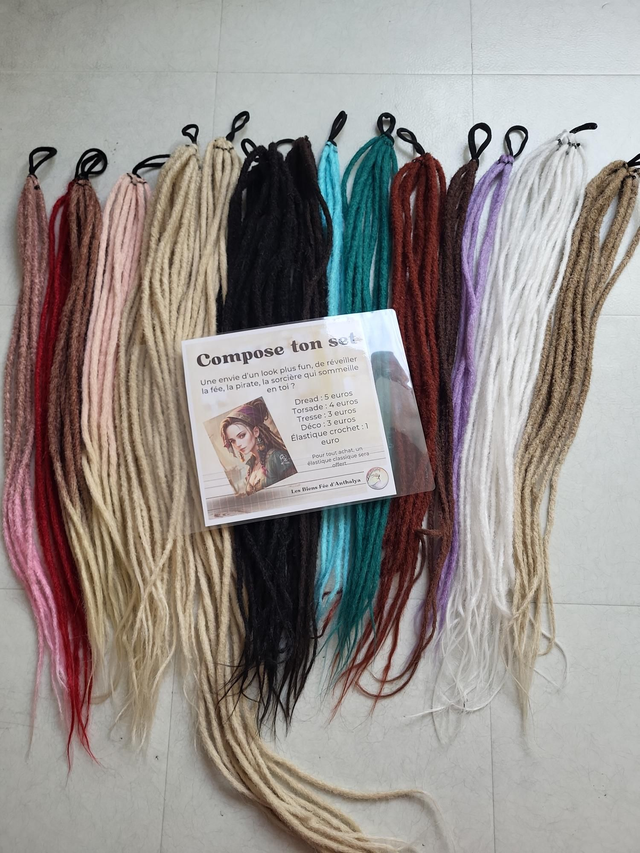 Compose ton set – Extensions dreads amovibles