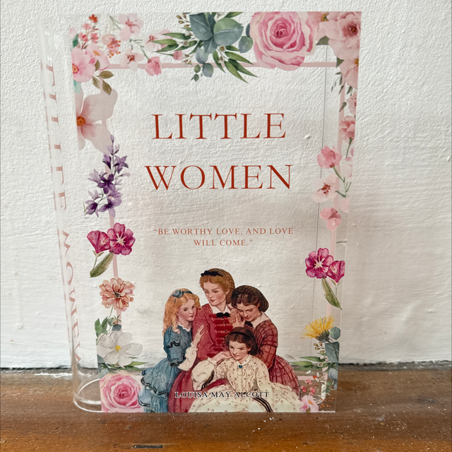 Little Women acrylic vase