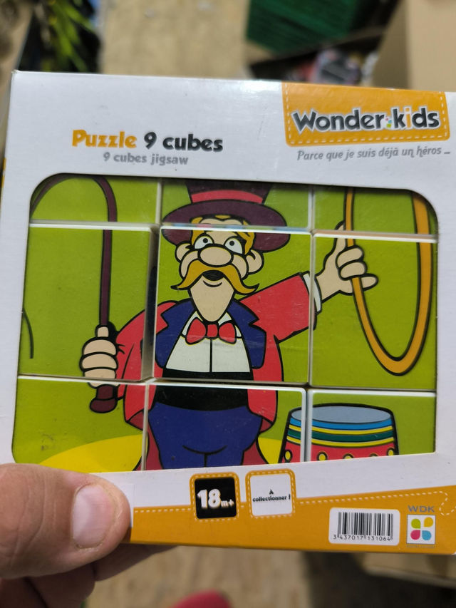 PUZZLE 9 CUBES WONDER KIDS