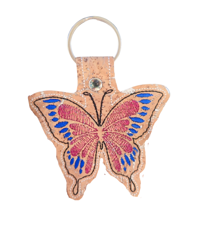 Porte clés papillon 🦋 en liège 