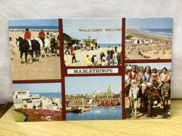 Mablethorpe, Lincolnshire, Multiview Postcard, Posted 1988 A Sapphire Card vintage postcard. Our Ref No. R490 £2.50