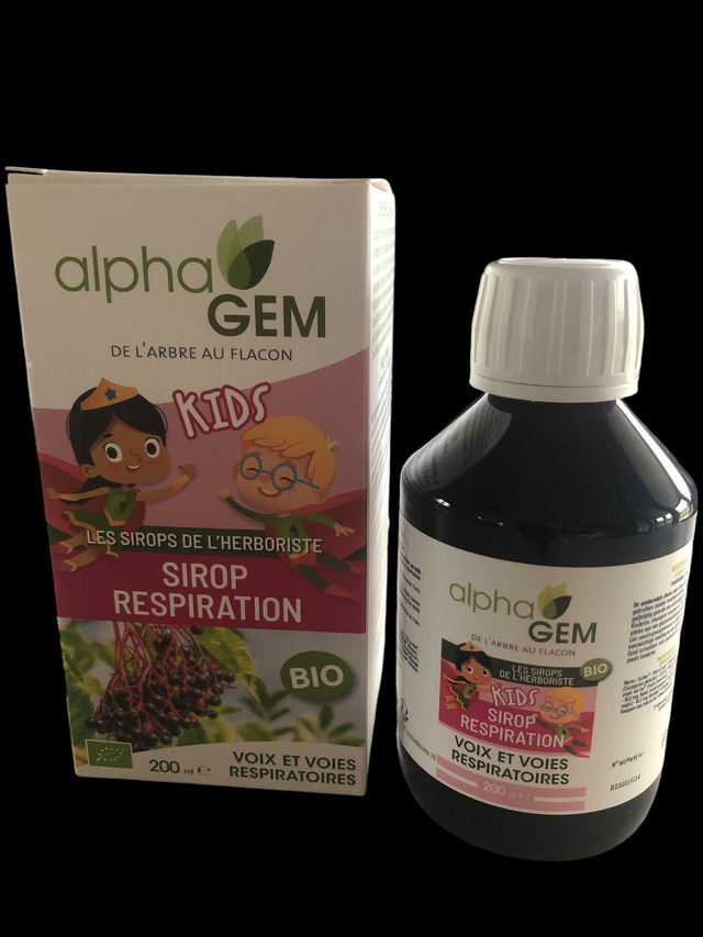 SIROP RESPIRATION ENFANT 200ml de chez Alphagem