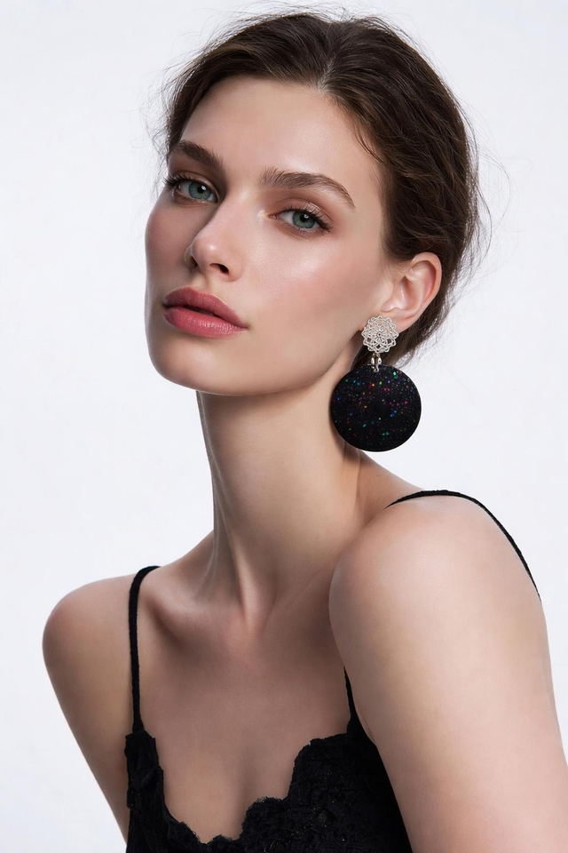 Boucles Gouttes-Collection Dark blue