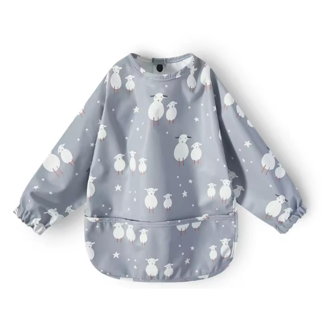 Babero Alimentación Complementaria - Ovejas