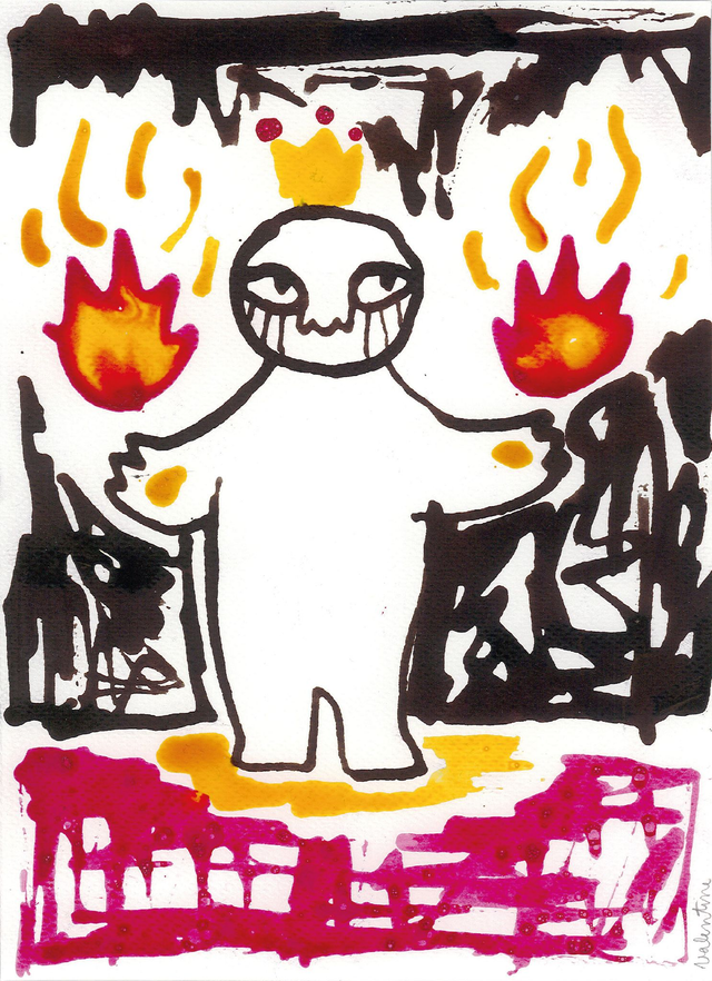 Peinture Prince des flammes