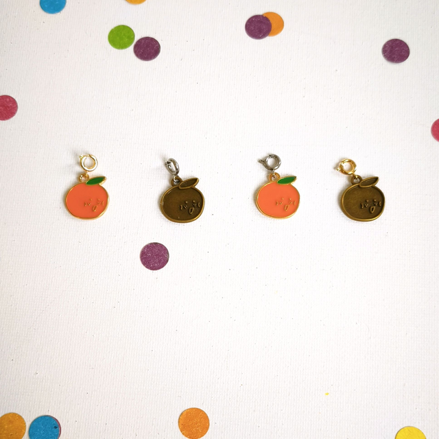 Charm’s Carnaval orange – interchangeable – Bijou personnalisable