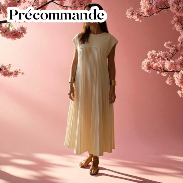 Robe ZARA | Beige PRÉCOMMANDE  