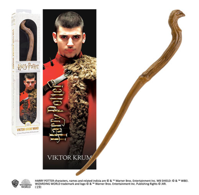 Baguette magique de Viktor Krum avec marque page - Harry Potter