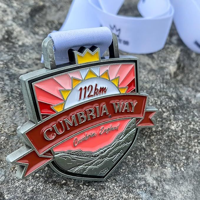 Cumbria Way Medal, Lake District Hiking Medal, You've Earned It