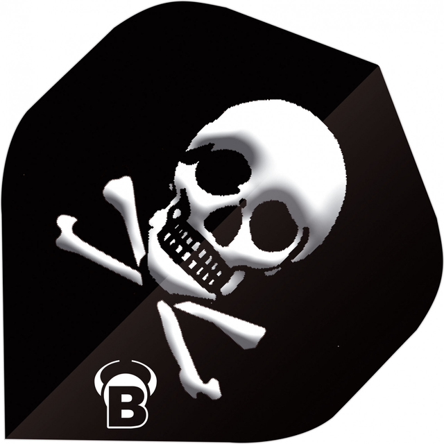 BULL'S 6 Pack Motex Flights SKULL &amp; CROSSBONE | A-Std 4022847822023