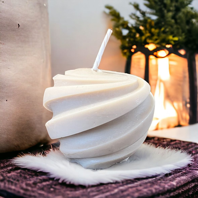 Bougie Tourbillon - Parfum Vanille - 60g      