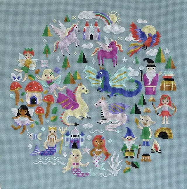 Enchanted Realms - Cross Stitch Kit by Caterpillar Cross Stitch