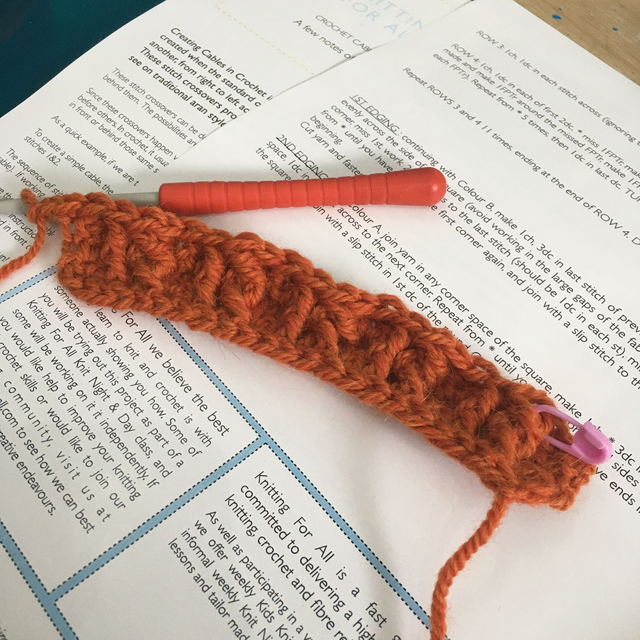 2025-02-18 to 2025-04-22 - 10 Week Crochet Course: Cables (Tuesdays)