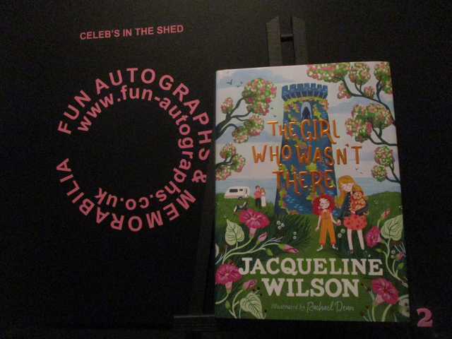 Jacqueline Wilson 'The Girl Who Wasn't There' Authentic Autographed Hardback Book (2)