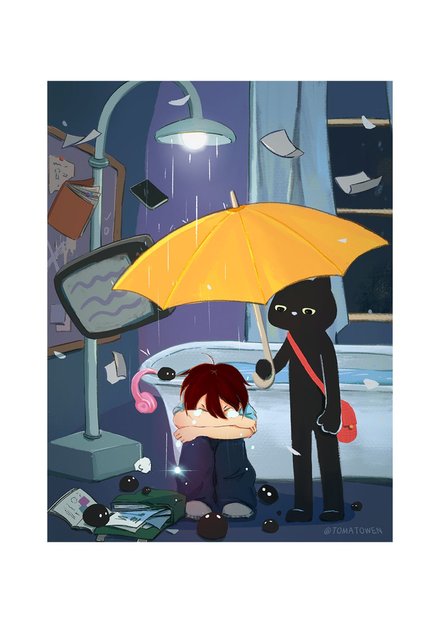 A4 Print: Rain