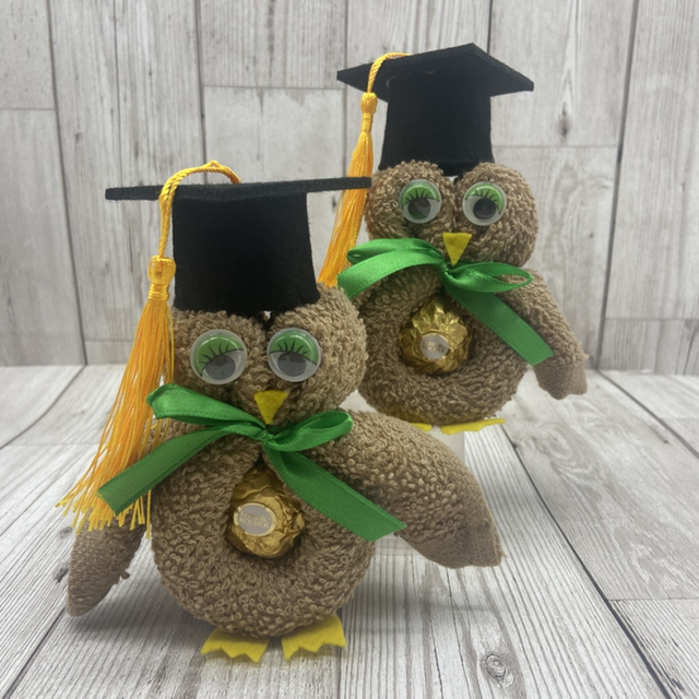 Graduation Owl Flanimal™ teacher gift