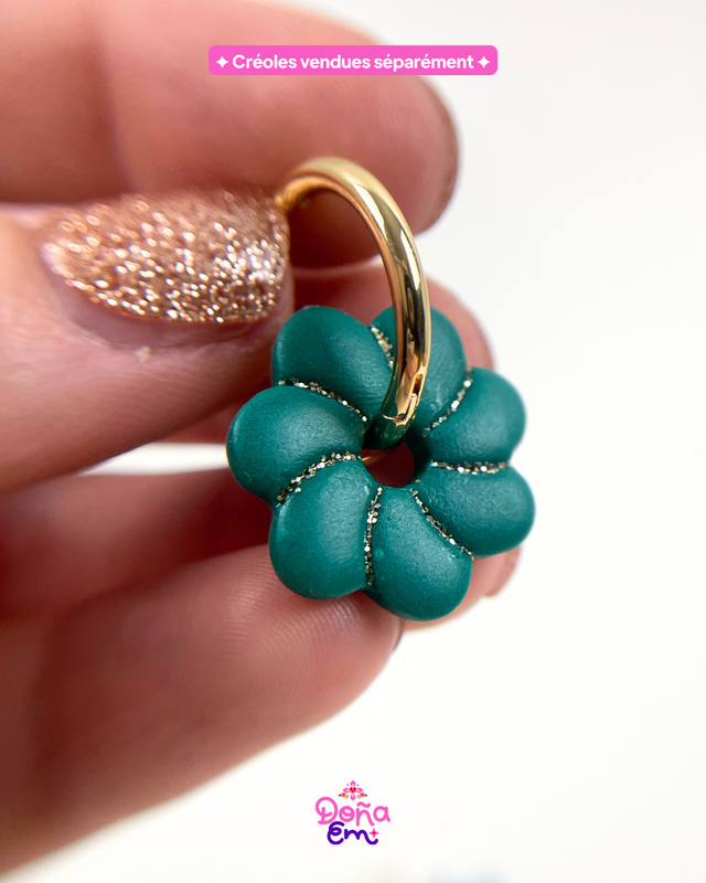 Pampilles "Jenna" - Vert luxuriant