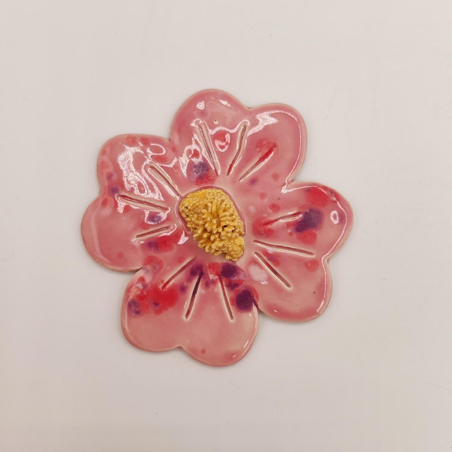 Tasse à expresso rouge grenat intérieur vanille