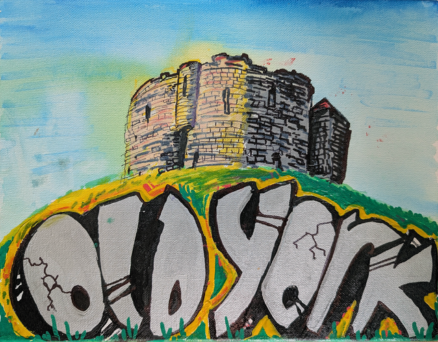 OLD YORK Original Canvas by James Jessop
