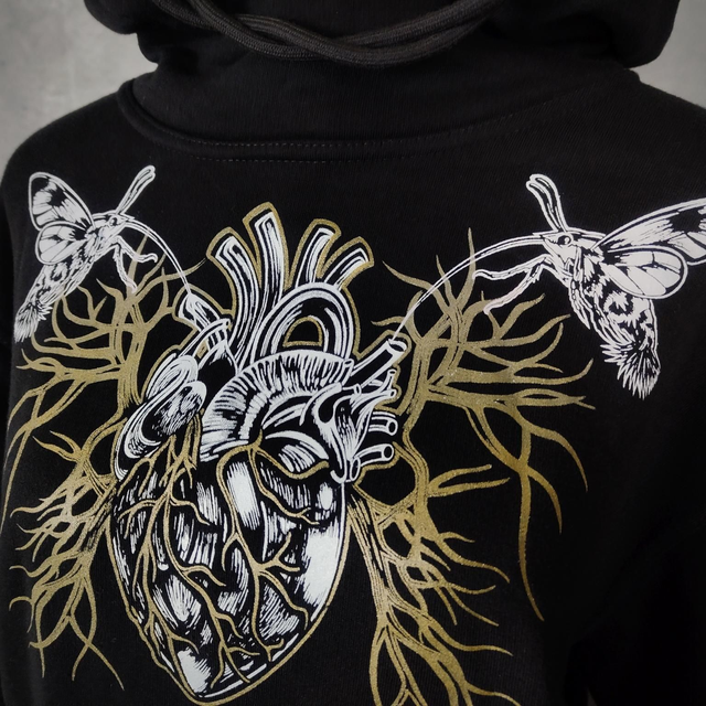 Hoodie Grand froid coton Bio "Moro-sphinx"