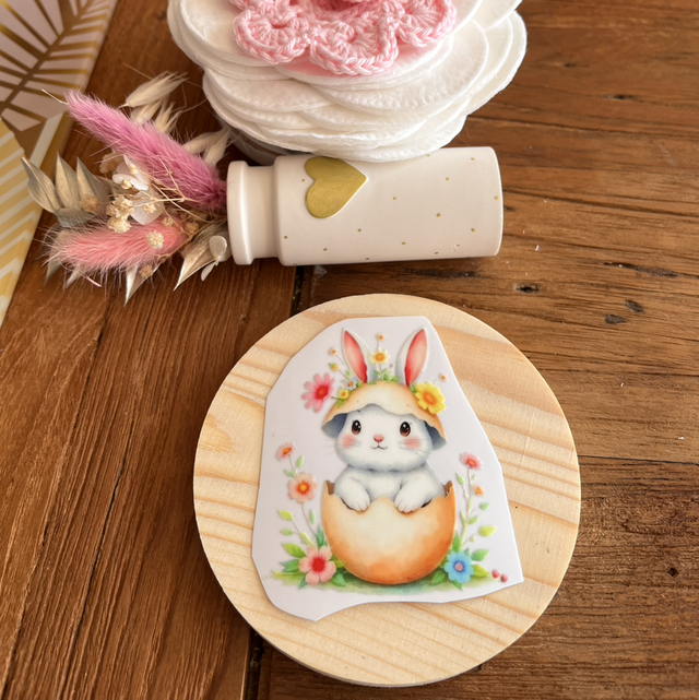 Sticker lapin Pâques 