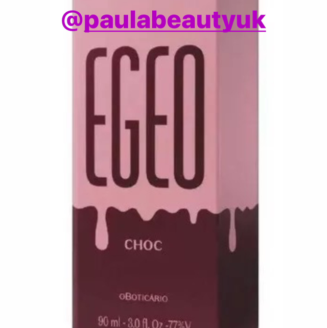 Egeo Choc Eau de Toilette 90ml Perfume Feminino
