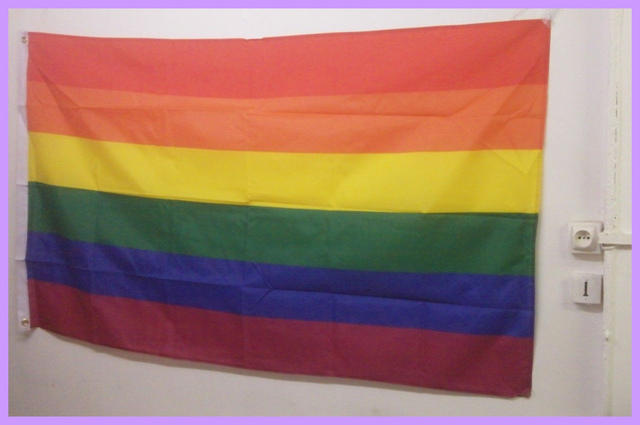 Drapeau Arc en Ciel LGBT - 150 x 90 cm