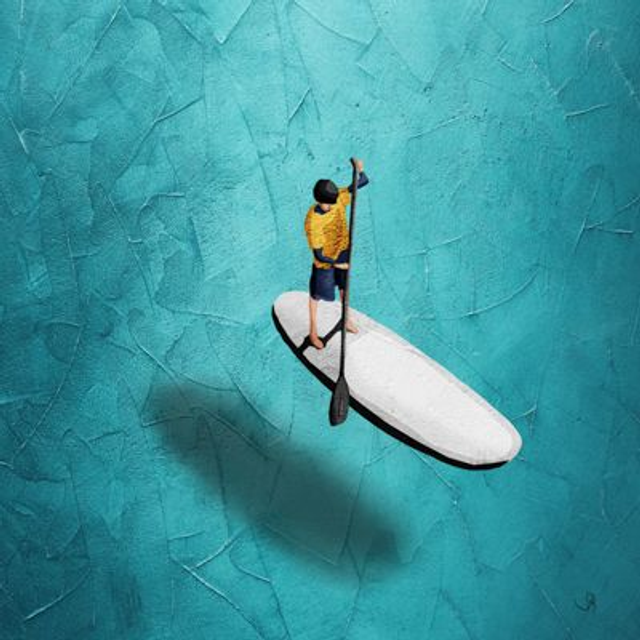 Carré B.-  Rêve de paddle