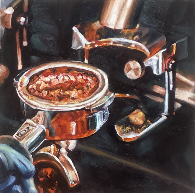 Fotomagnet - Espresso-Meditation