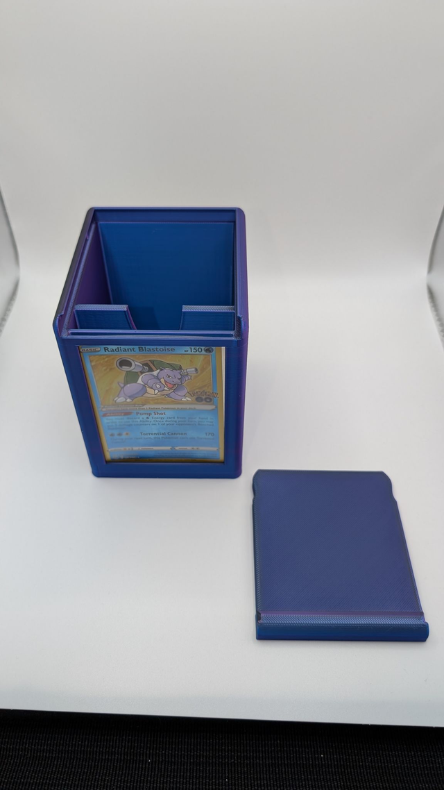 Trading Card Deck Box with Display Front