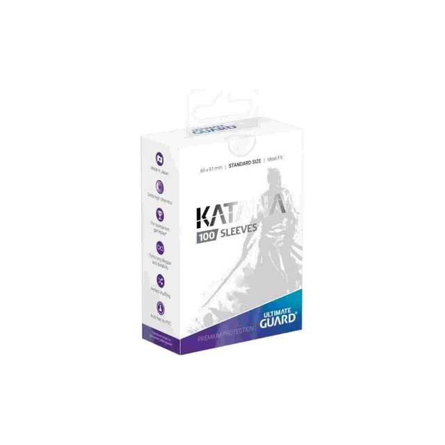 Katana 100 Sleeves Standard Ideal Fit Ultimate Guard - Transparent