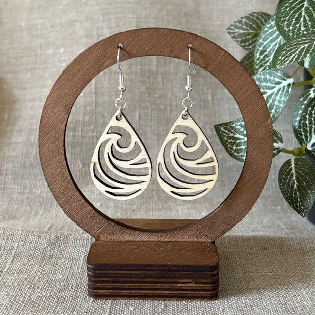 Boucles d'oreilles GOUTTES NATUREL