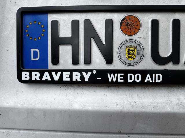 Soli Kennzeichenhalter Bravery – We do Aid ( Set )