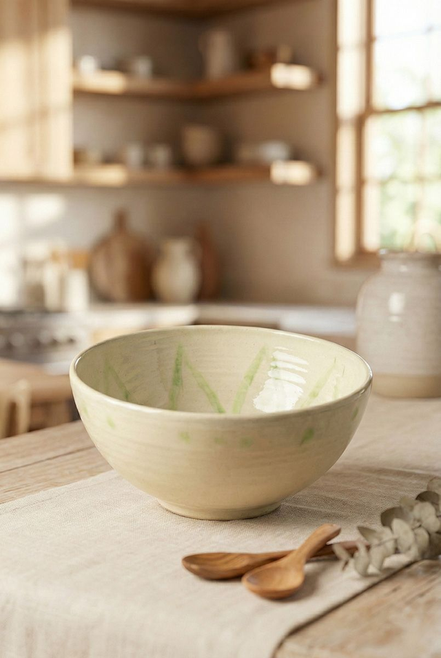 Aloe Whispers Serving Bowl
