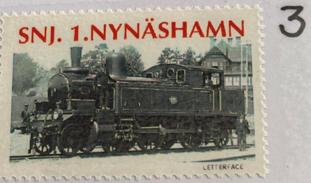 Brevfrimärke 3 SNJ 1