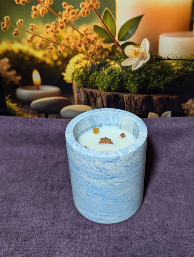  Bougie personnalisée &quot;La Grande Tourangelle 200g&quot; fait main 