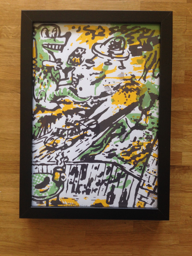 „Apokalypse“ A4 Siebdruck 