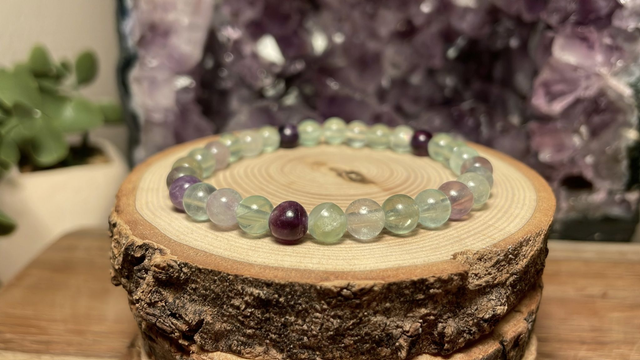 Bracelet FLUORITE 6mm
