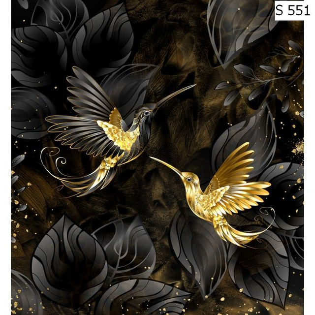 Panneau simili Colibri doré 2 