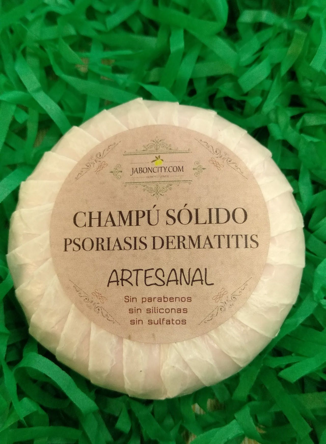 Champu solido para psoriasis / dermatitis