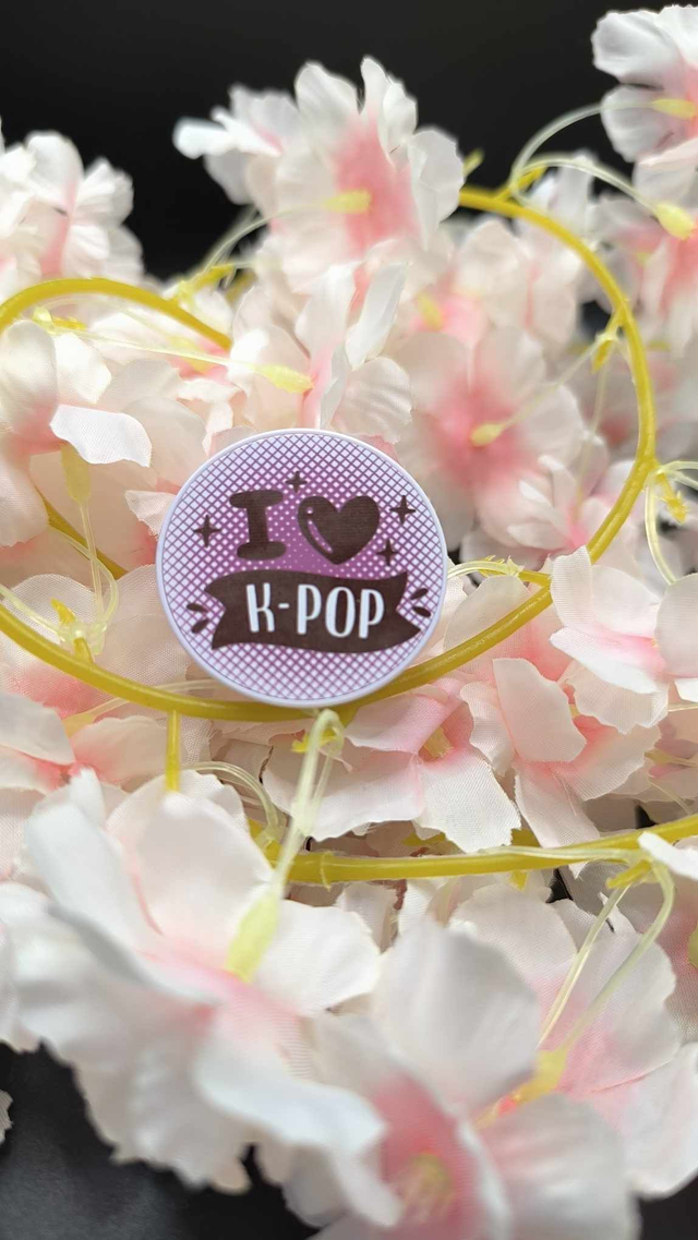  PopSockets /Popgrip &quot;I love K-POP&quot;