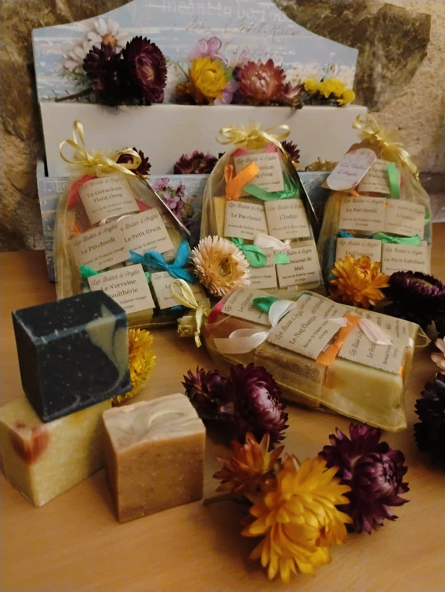 Lot de 5 savons d'invités