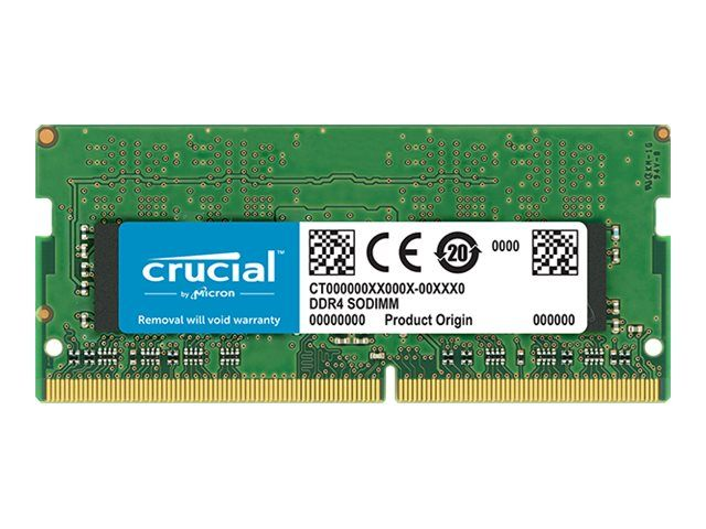 Crucial - DDR4 - modulo - 4 GB - SO DIMM 260-pin - 2400 MHz / PC4-19200 - CL17 - 1.2 V - senza buffer - non ECC 