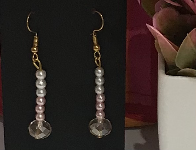 Pink Dangling Earrings - PDE36