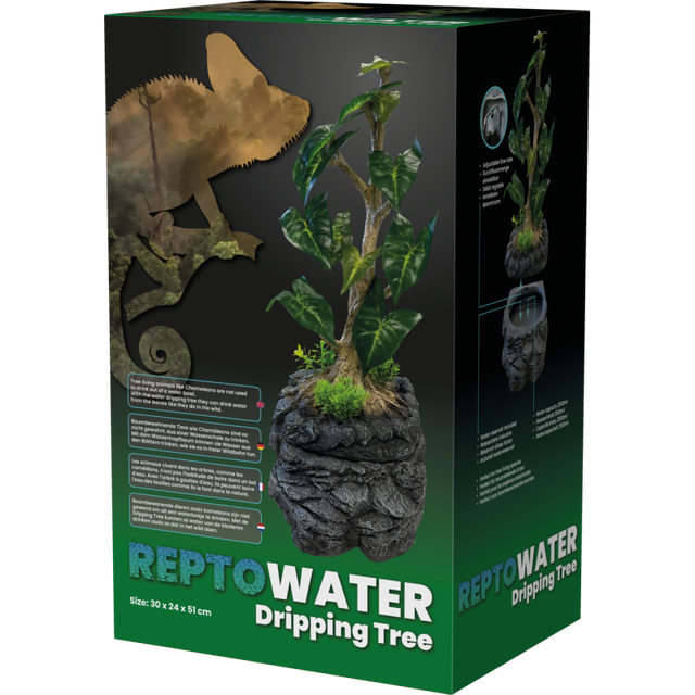 Repto Water Dripping Tree – Fontaine pour Terrarium (30x24x51 cm)